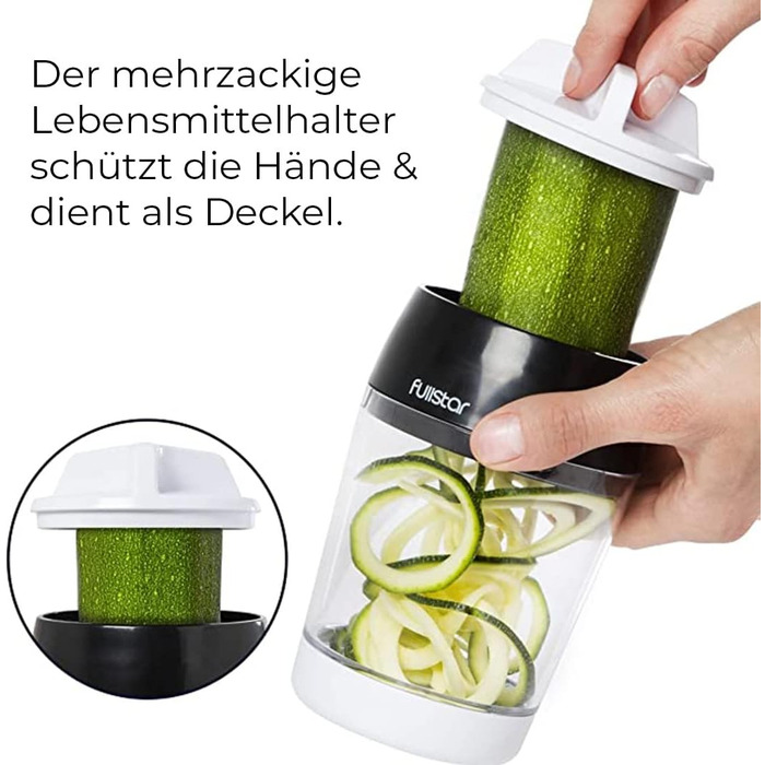 Спиральная овощерезка 4-в-1 с контейнером Fullstar