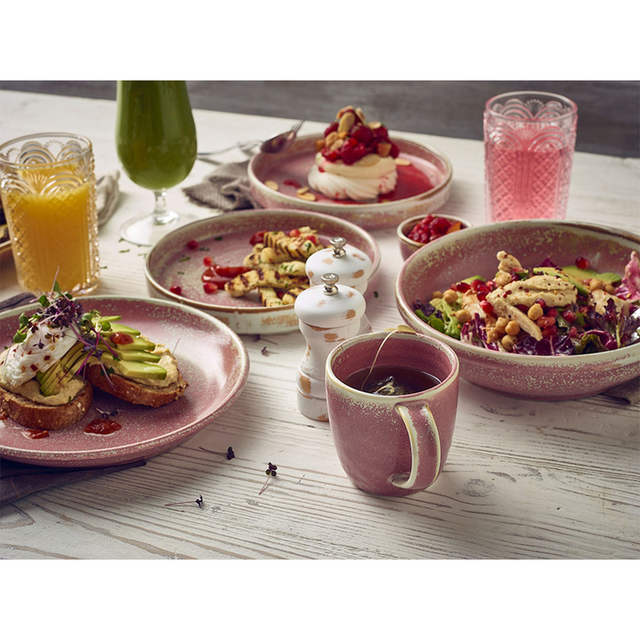 Тарелка круглая 19 см, Terra Porcelain Rose Pink, GenWare
