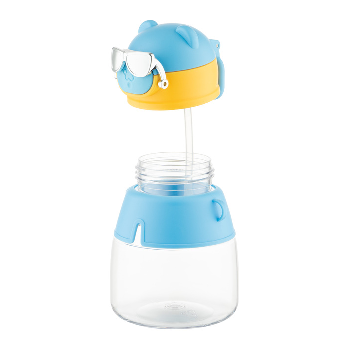 Пляшка для води Ardesto Space 550мл, пластик, блакитний