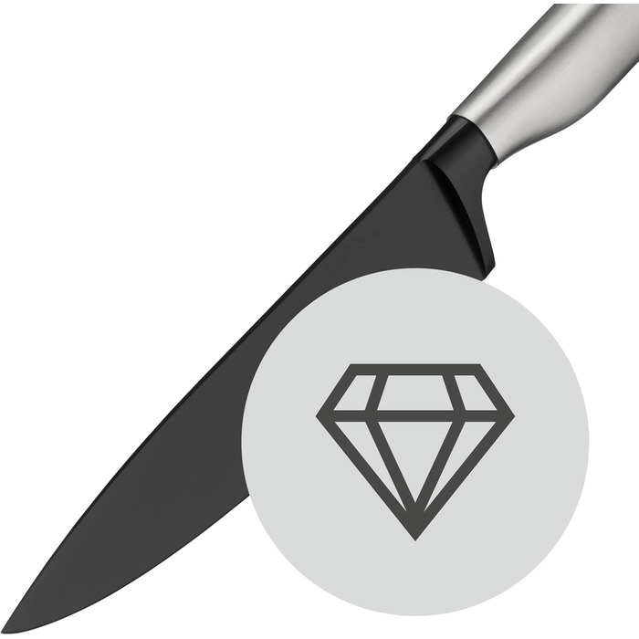 Ніж кухарський 20 см, чорний Ultimate WMF