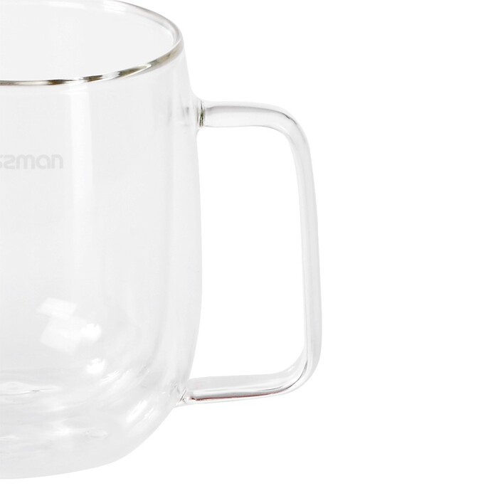 Набір з 2-х кухлів Fissman LUNGO 300 мл з подвійними стінками (6442)