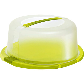 Купол для торта Rotho Cool & Fresh з охолодженням, пластик (PP), без BPA, білий/прозорий, (38,0 x 34,0 x 16,0 см) (зелений лайм)
