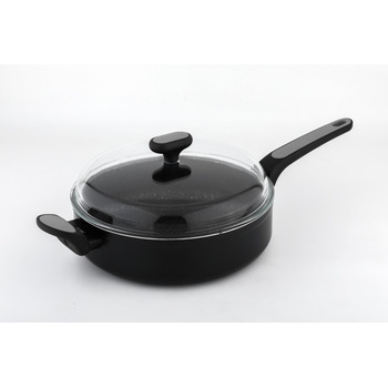 Сковорода с крышкой 28 см Salto Silver 4,6л 830898 NOIS