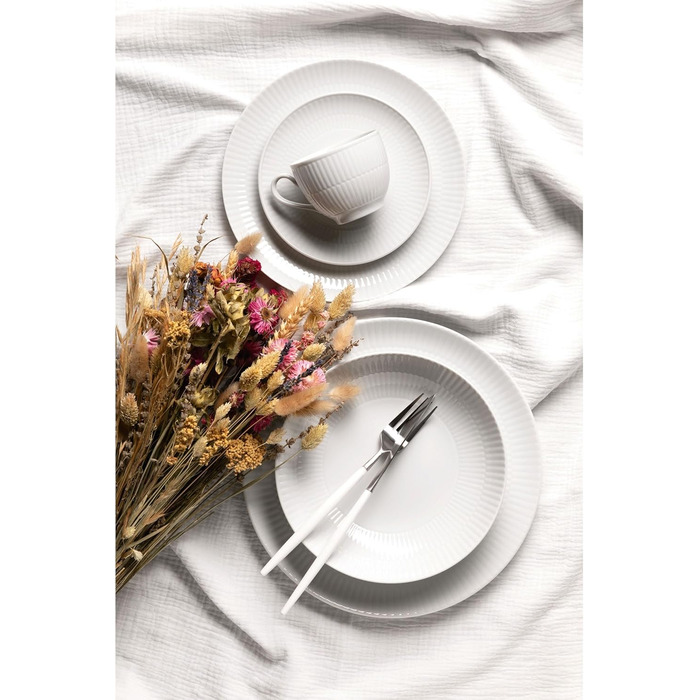 Обідній сервіз на 6 персон, 30 предметів, білий Amina Seltmann Weiden