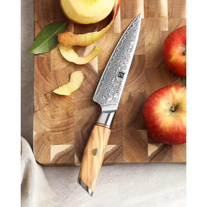 Універсальний ніж 13 см, дамаська сталь XINZUO