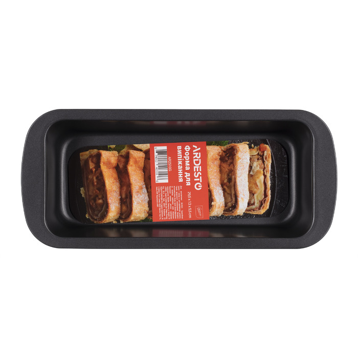 ARDESTO Gemini Форма для выпечки, хлеб 29,5 * 13 * 5,5 см, серый, углеродистая сталь