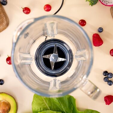 Блендер настільний 1200 Вт, 1,5 л зелений Power Black Titanium Retro Cecotec