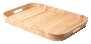 Піднос, каучукове дерево 46 x 33 см Continenta