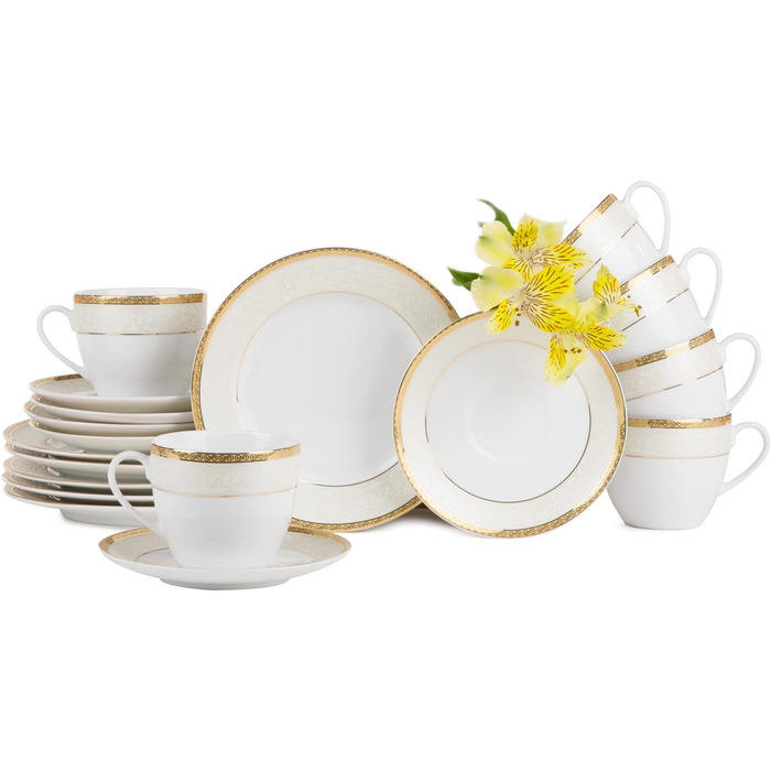 Кавовий сервіз 18 предметів, 6 персон Konsimo