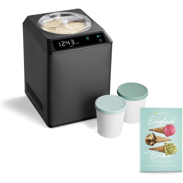 Морожениця та йогуртниця 2,5 л з самоохолоджуючим компресором 250 Вт Springlane