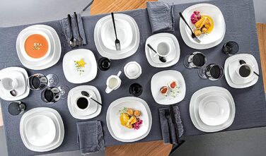 Обідній сервіз на 6 персон, 30 предметів, білий Bilgola Sänger