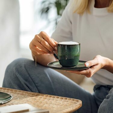 Кавове блюдце 15,2 x 15,2 см зелене Lave Villeroy & Boch