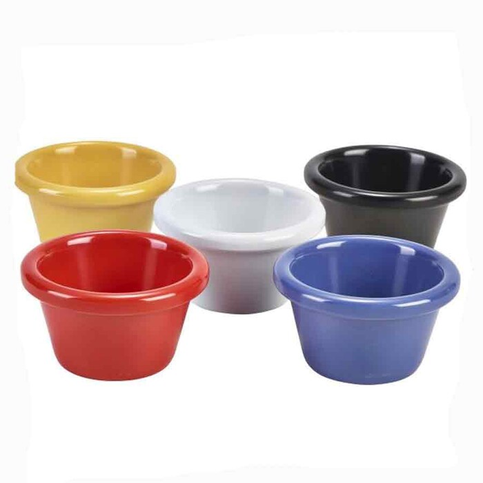 Соусник меламіновий 59 мл, чорний, GenWare