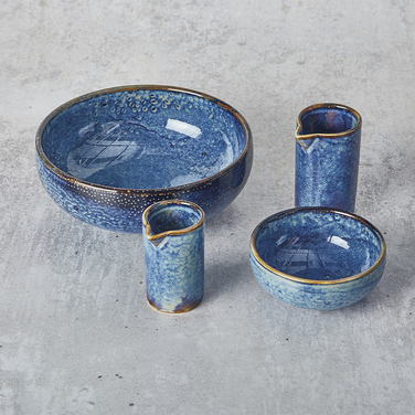 Молочник 50 мл, Terra Porcelain Aqua Blue, GenWare