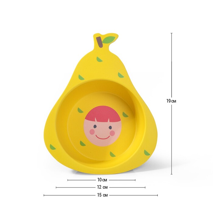 Тарілка Fissman 19 см ГРУША (8360)