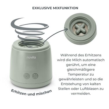 Портативний підігрівач дитячих пляшечок Nuvita