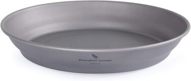 Мл Титановые миски Тарелка Сверхлегкая одностенная чаша Тарелка На открытом воздухе Кемпинг Посуда Кухонная утварь с сумкой для переноски Ti1107T (Ti1109T пластина L.), 800