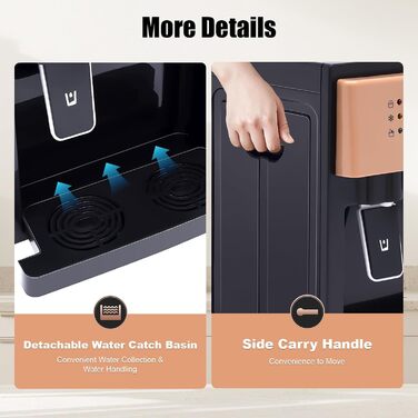 Кулер для гарячої та холодної води 550 Вт чорний DHQCQL