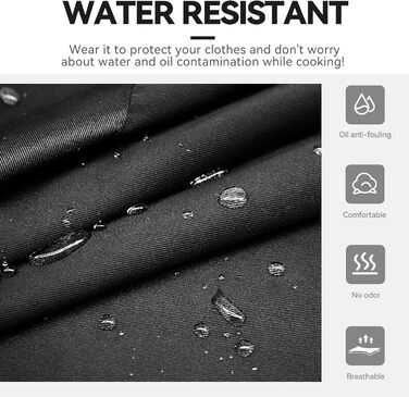 Кухонные фартуки 2 шт 69 х 85 см черный Riqiaqia