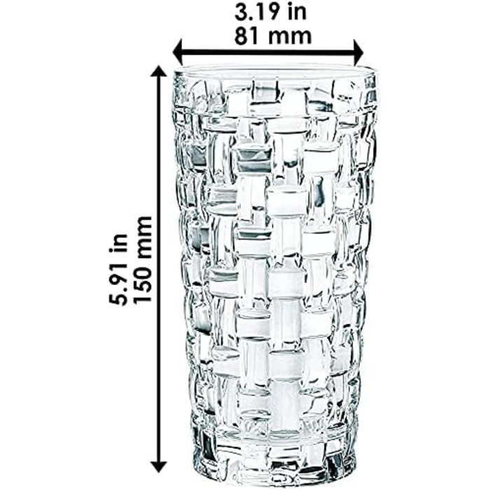 Набір склянок для лонг-дринків 0,4 л, 8 предметів, Bossa Nova Nachtmann