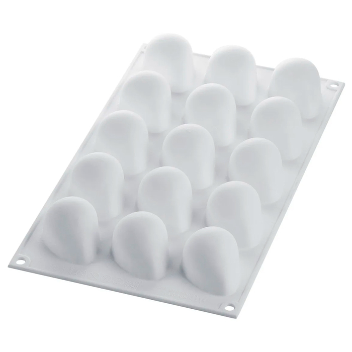 FRAGOLA 30   Форма силіконова 48 x 37 h33 mm, 30 ml X 15 шт ( форма + катттер)