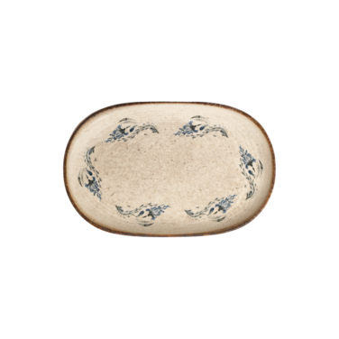 Тарелка овальная ID Fine Voyage Navy magnus 28X18 см 20001-143028