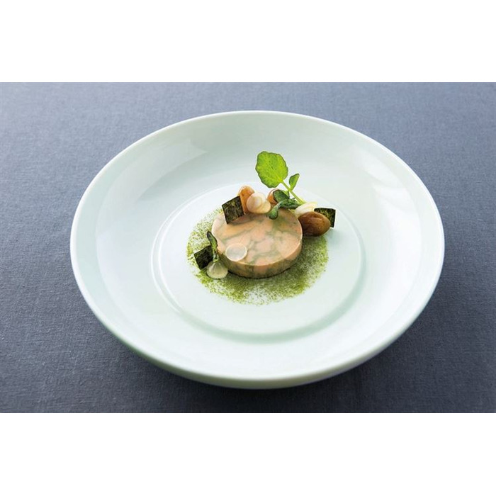 Тарілка гурман 24 см салатова Kolibri ASA-Selection