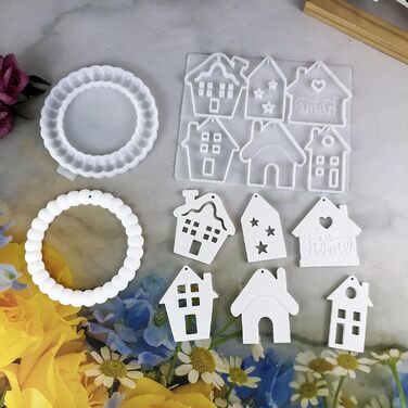 Силіконова форма EPODA 3 шт. Різдвяна ялинка, форми для лиття Annenbaum, силіконова гіпсова форма для лиття свічок, форми для лиття, силіконові форми для ялинки своїми руками (Z2)