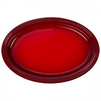 Блюдо сервіровки овальне 46 см, червоне Cerise Le Creuset