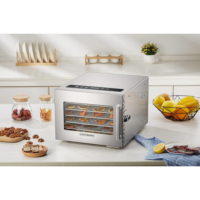 Дегідратор на 6 полиць, 400 Вт Steinborg