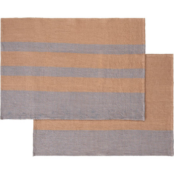 Набір із 2 кухонних рушників 70 x 50 см, коричневий/синій Gano Blomus