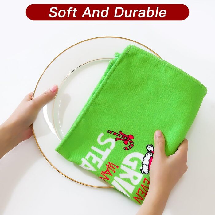 Набір з 4 різдвяних кухонних рушників 45 x 65 см, набір L Ohok