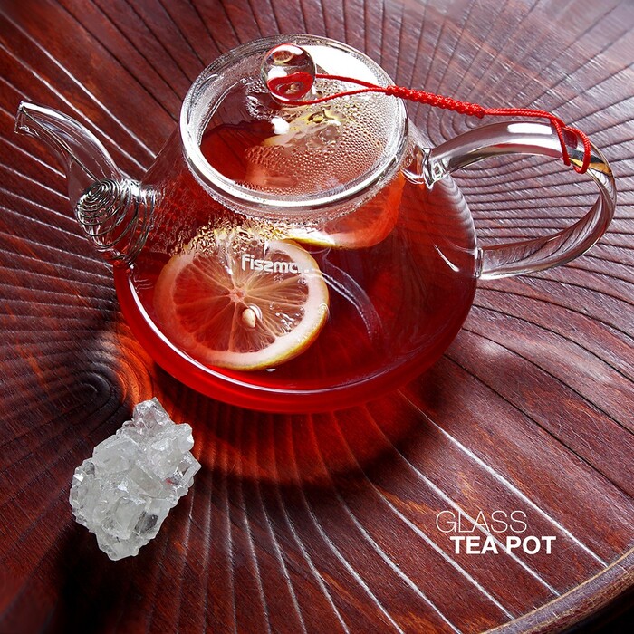 Заварочный чайник Fissman 600 мл со стальным фильтром (9361)
