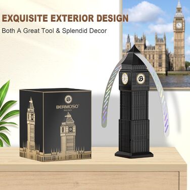 Вентилятор отпугиватель насекомых 4 шт черный bermoso