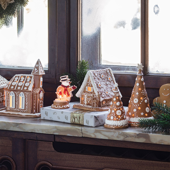 Підсвічник для чайної свічки Ялинка 11 x 11 x 21 см Winter Bakery Villeroy & Boch