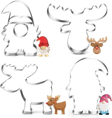 Різдвяні формочки для печива з 4 частин Epokus