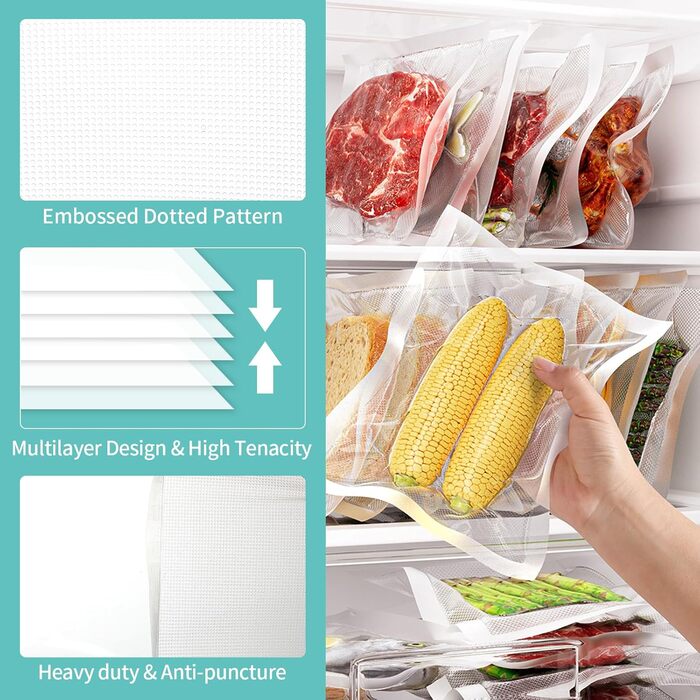 Вакуумні пакети 2 рулони 28 x 600 см Bafumiu