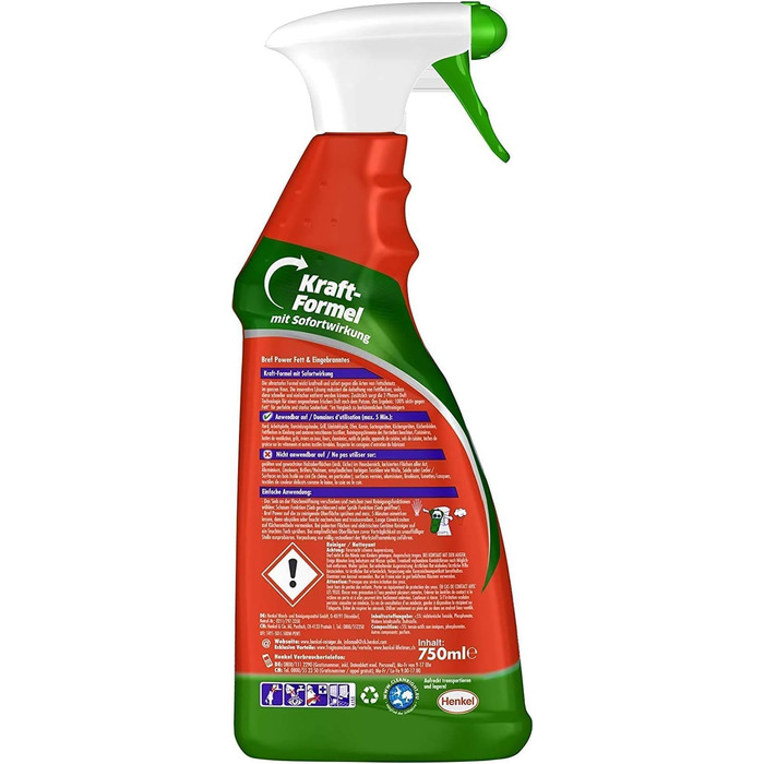 Засіб для миття кухонних меблів 4 х 750 мл Bref