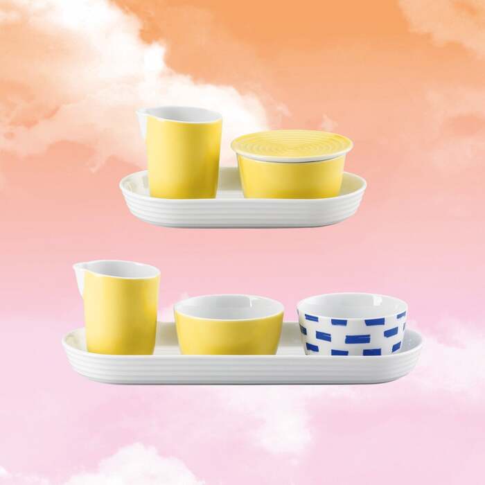 Молочник 190 мл, жовтий ONO friends Yellow Thomas