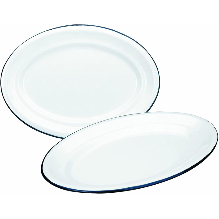 Тарілка сервірувальна, овальна Ibili Blanca