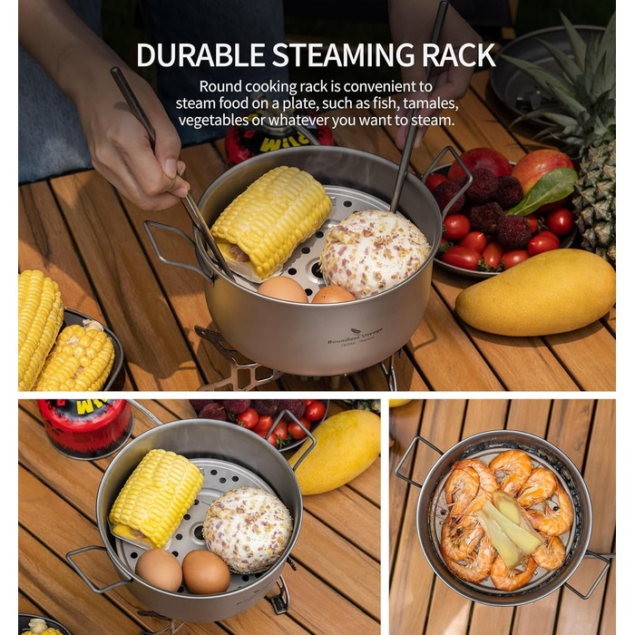 Тримач для пароварки 17 см. Boundless Voyage Ti6030P