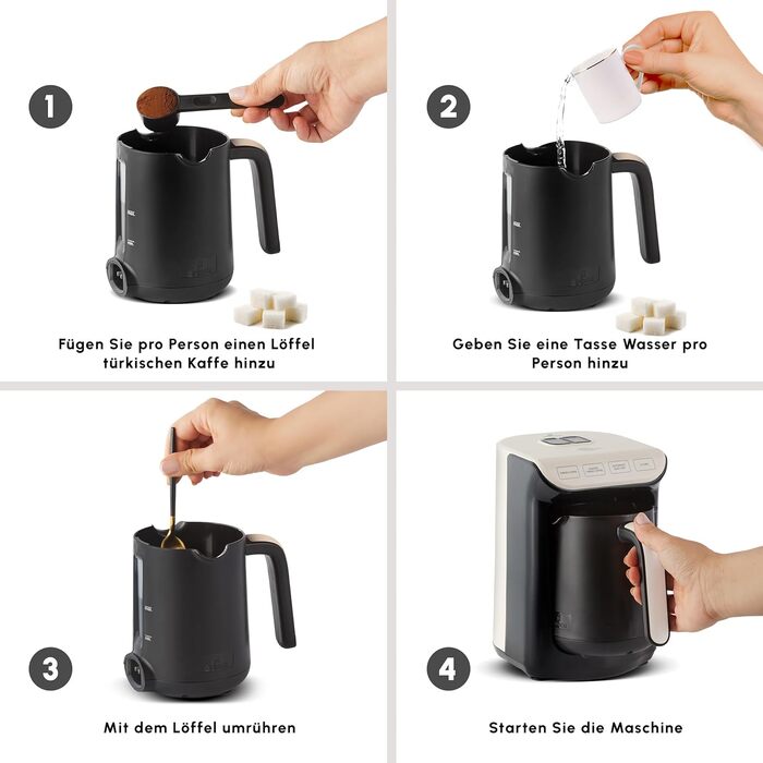 Турецька кавоварка 5 чашок 535 Вт Hatr Roast KARACA