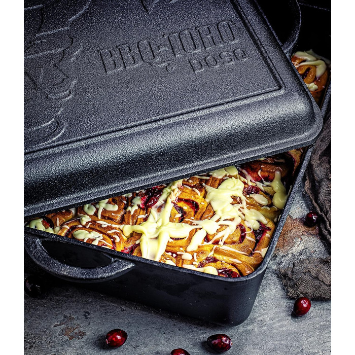 Голландская жаровня 9,5 л с крышкой-сковородой BBQ-Toro