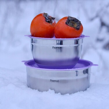 Миска Fissman 24x13,5 см 4500 мл з кришкою (5116)