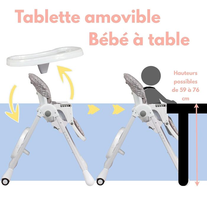 Дитячий стільчик для годування від 6 місяців Zen BAMBISOL