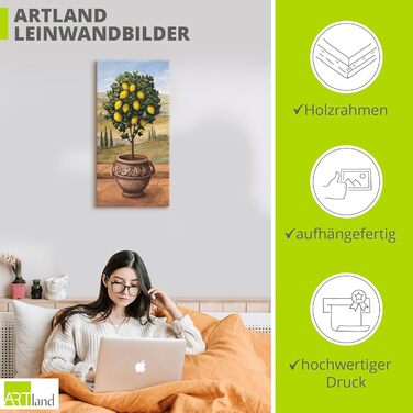 Настінний декор картини на полотні 30 x 60 см ARTLAND