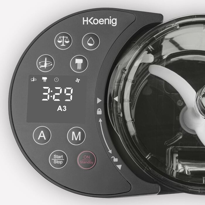 Машина для макаронів 220 Вт, чорна H.Koenig