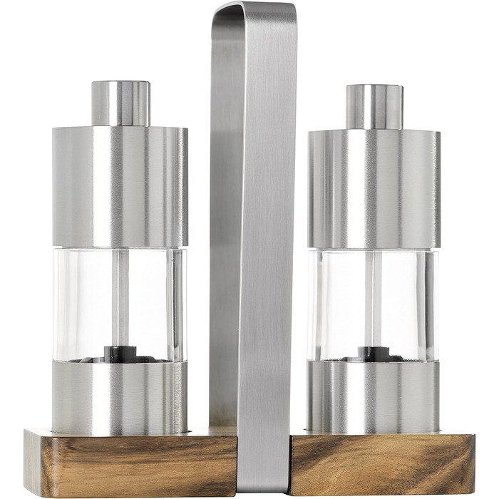 Набір млинів для перцю та солі 13 см на підставці, 3 предмети Menage Classic AdHoc