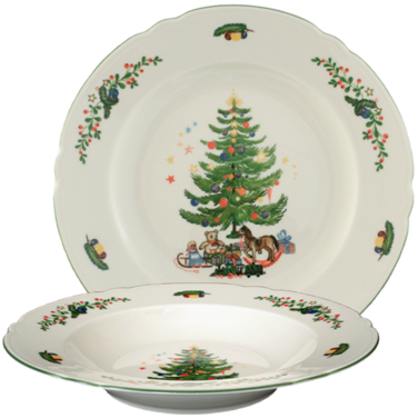 Набір тарілок 12 предметів Weihnachten Marie-Luise Seltmann