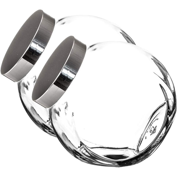 Набір із 2-літрових банок для цукерок із закручуваними кришками BigDean